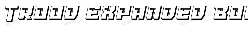 Trood Expanded BoldV字体转换